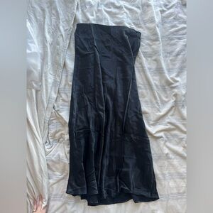 H&M - satin effect maxi skirt